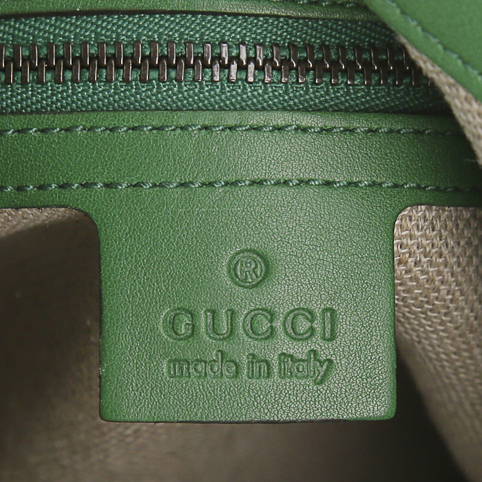 Borsa Gucci 1970 in pelle verde - Detail D3