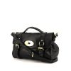 Mulberry Alexa large model shoulder bag in black grained leather - 00pp thumbnail