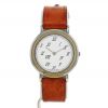 Hermès Météore watch in gold plated and stainless steel - 360 thumbnail