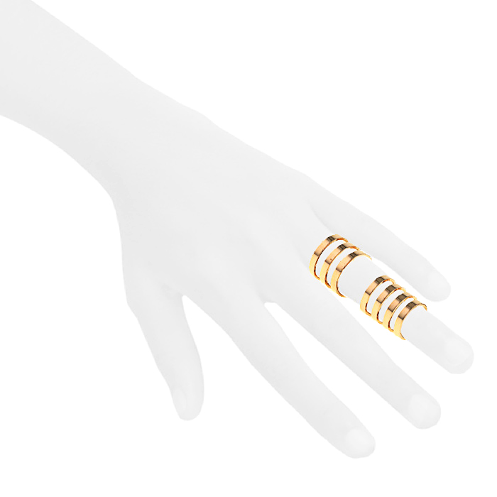 Anello mobile Repossi Berbère in oro rosa - Detail D1