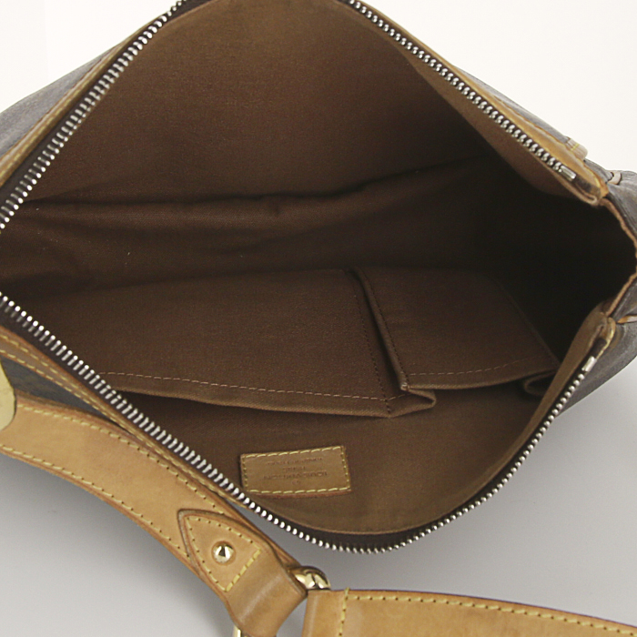 Borsa Louis Vuitton Tulum in tela monogram e pelle naturale - Detail D2
