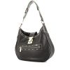 Louis Vuitton Affriolant bag worn on the shoulder or carried in the hand in black suhali leather - 00pp thumbnail