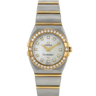 Orologio Omega Constellation Double Eagle in oro e acciaio