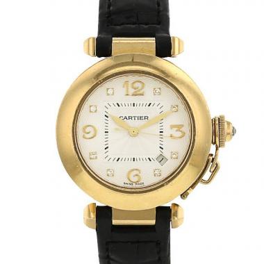 cartier pasha gold watch