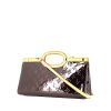 Louis Vuitton Roxbury handbag in plum monogram patent leather and natural leather - 00pp thumbnail