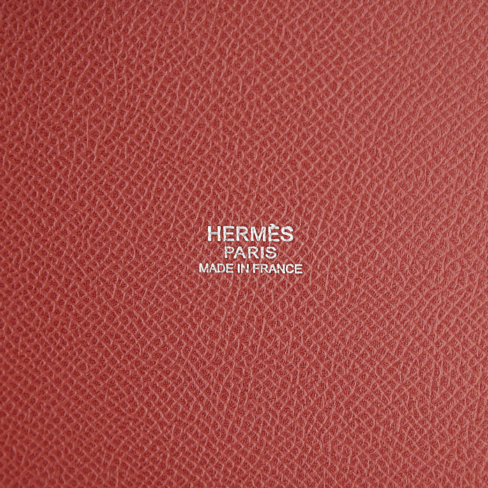 Borsa Hermès in pelle Epsom rosso Garance - Detail D3