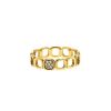 Dinh Van Impression Domino ring in yellow gold and diamonds - 00pp thumbnail
