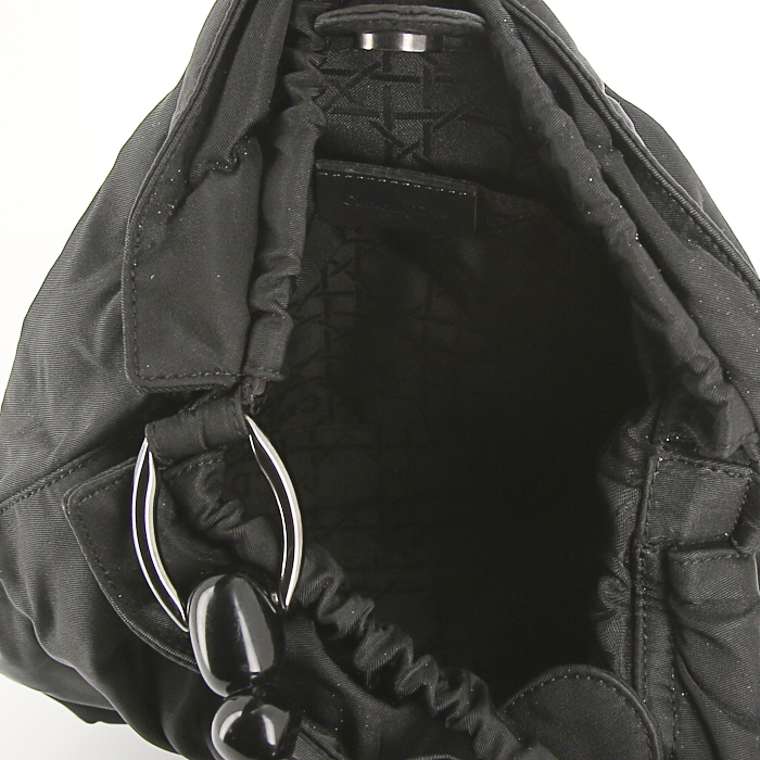 Dior Dior Malice handbag in black canvas - Detail D2
