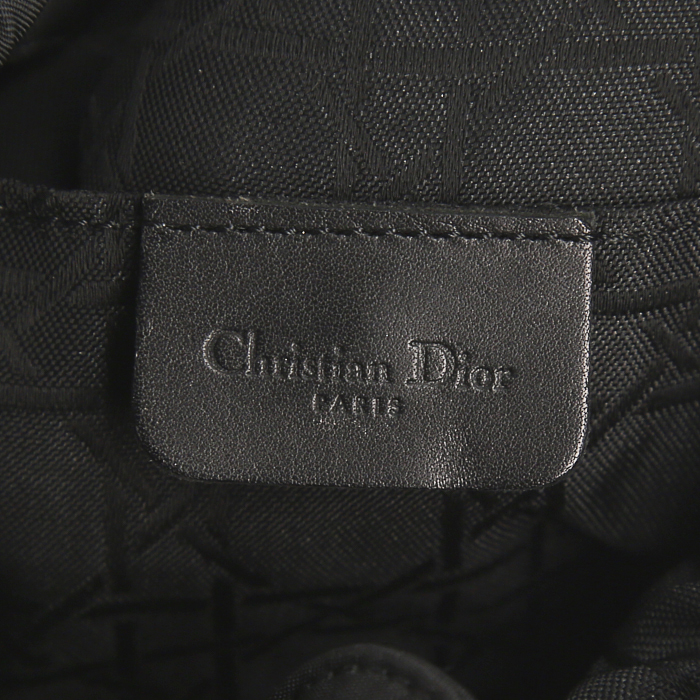 Dior Dior Malice handbag in black canvas - Detail D3