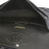 Chanel Timeless handbag in black and white quilted canvas - Detail D3 thumbnail