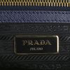 Prada Bauletto handbag in blue leather saffiano - Detail D3 thumbnail