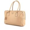 Prada Bauletto handbag in beige leather saffiano - 00pp thumbnail
