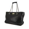 Chanel Grand Shopping shopping bag in black grained leather - 00pp thumbnail