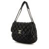 Bolso de mano Chanel Grand Shopping en cuero acolchado negro - 00pp thumbnail