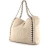 Chanel Grand Shopping handbag in white leather - 00pp thumbnail