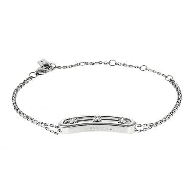 Brazalete Messika Move en oro blanco y diamantes
