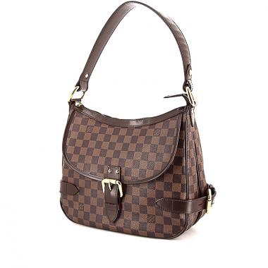Bolso de mano Louis Vuitton Highbury en lona a cuadros ébano