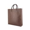 Shopping bag Louis Vuitton Louis Vuitton Other Bag modello grande in tela a scacchi ebana e pelle marrone - 00pp thumbnail