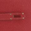 Hermès Kelly wallet in red epsom leather - Detail D4 thumbnail