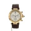 Reloj Cartier Pasha Chrono de oro amarillo Ref :  0960 - 360 thumbnail