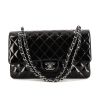 Chanel Timeless handbag in black patent quilted leather - 360 thumbnail