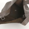 Bolso de mano Hermes Picotin modelo pequeño en cuero togo marrón oscuro - Detail D2 thumbnail