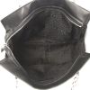 Chanel Choco bar shopping bag in black quilted leather - Detail D2 thumbnail