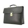 Louis Vuitton Laguito briefcase in dark green taiga leather - 00pp thumbnail