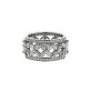 Tiffany & Co Victoria sleeve ring in platinium and diamonds - 00pp thumbnail