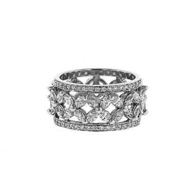 Tiffany 
Co Victoria sleeve ring in platinium and diamonds Tiffany 
Co Victoria sleeve ring in platinium and diamonds