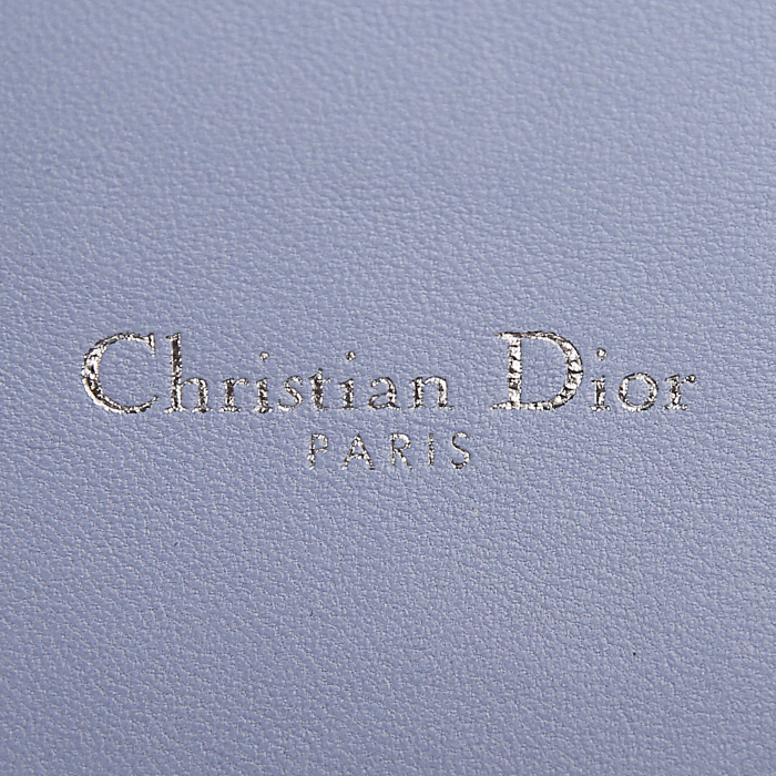 Dior Miss Dior Promenade handbag in light blue leather cannage - Detail D3