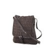 Fendi shoulder bag in brown monogram canvas and brown leather - 00pp thumbnail
