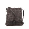 Fendi shoulder bag in brown monogram canvas and brown leather - 360 thumbnail