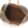 Louis Vuitton Keepall 45 travel bag in monogram canvas and natural leather - Detail D2 thumbnail