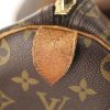 Louis Vuitton Keepall 45 travel bag in monogram canvas and natural leather - Detail D3 thumbnail