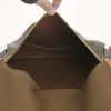 Borsa a tracolla Louis Vuitton Saumur modello piccolo in tela monogram cerata marrone e pelle naturale - Detail D2 thumbnail