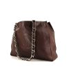 Chanel Grand Shopping shopping bag in brown leather - 00pp thumbnail