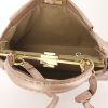 Fendi Peekaboo Selleria medium model handbag in varnished pink glittering leather - Detail D3 thumbnail