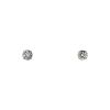 Paire de clous d'oreilles Vintage en or blanc et diamants de 0,75 carat chacun - 00pp thumbnail