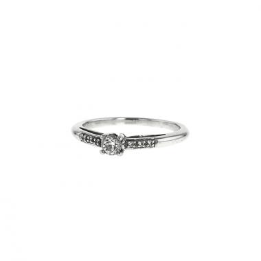 Anello Mauboussin Tu es le sel de ma vie in oro bianco e diamanti