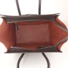 Celine Luggage medium model handbag in brown, orange and red leather - Detail D2 thumbnail