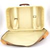 Louis Vuitton Airbus suitcase in brown canvas and leather and natural leather - Detail D2 thumbnail