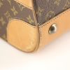 Louis Vuitton Airbus suitcase in brown canvas and leather and natural leather - Detail D4 thumbnail