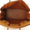 Hermes Haut à Courroies handbag in natural leather ostrich leather - Detail D2 thumbnail