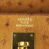 Bolso de mano Hermes Haut à Courroies en avestruz cuero natural - Detail D3 thumbnail