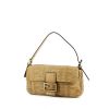 Fendi Baguette handbag in brown braided leather - 00pp thumbnail