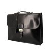 Hermès Sac à dépêches briefcase in black box leather - 00pp thumbnail