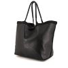 Saint Laurent Vintage shopping bag in black grained leather - 00pp thumbnail