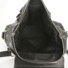 Yves Saint Laurent Muse large model shoulder bag in black leather - Detail D3 thumbnail