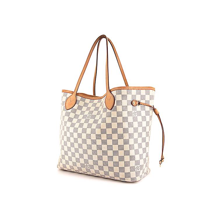 Neverfull cloth tote Louis Vuitton Beige in Cloth - 19089945